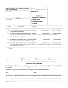 Fill Free Fillable Las Vegas Justice Court PDF Forms