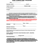 Fillable Application For Drug Court Post Conviction Program Ashtabula