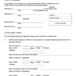 Fillable General Form 40 Petition For Modification Of An Order Of