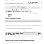 Fillable Objection Form Colorado Court Forms Printable Pdf Download