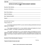 Fillable Ohio Probate Form Notice Of application For Change Of