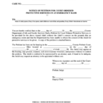 Fillable Ohio Probate Form Notice Of Petition For Court Ordered