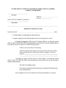 Fillable Online 02 Family Law Non Custodial Parent Motion In Title IV D