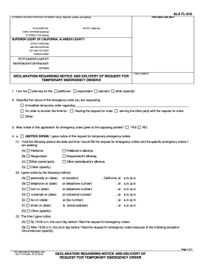 Fillable Online Alameda Courts Ca ALA FL 010 Alameda Courts Ca Fax 