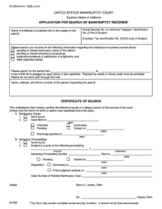 Fillable Online Casb Uscourts B1320 Form 1320 12 15 UNITED STATES