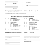 Fillable Online Co Tuscarawas Oh Civil Case Designation Form For