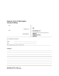 Fillable Online Declaration Wpf Drpscu 010100 Form Fax Email Print