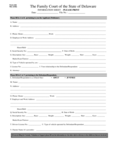 Fillable Online Form 240 Rev 4 95 The Family Court Of The State Of