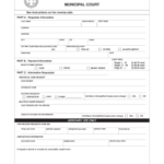 Fillable Online Judiciary State Nj Records Request Form Municipal New