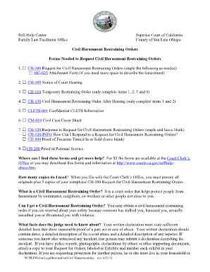 Fillable Online Slocourts Forms And Instructions Info Sheet San Luis 