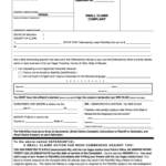 Fillable Online Small Claims Complaint Las Vegas Justice Court Fax