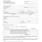 Fillable Online Smcvt TRANSCRIPT REQUEST FORM Saint Michaels College