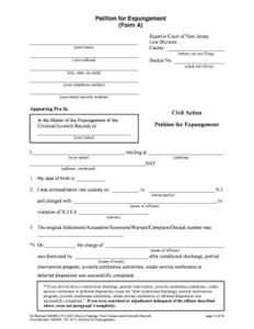 Fillable Petition For Expungement Form Edit Online Download Samples