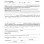 Fillable Petition For Letters Of Administration Form Alabama