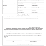 Fillable Petition Small Claims Court Printable Pdf Download