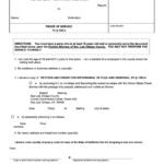 Fillable Proof Of Service California Superior Court Forms Printable Pdf