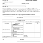 Fillable Small Claims Notice Of Default Judgment Form Salt Lake City