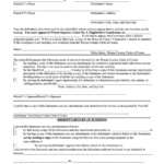 Fillable Summons Form County Of Wayne Superior Court Printable Pdf