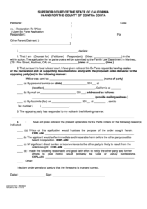 Form 107 County Of Contra Costa Printable Pdf Download