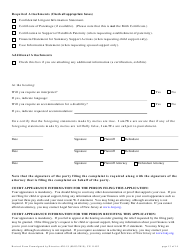 Form 11492 Download Fillable PDF Or Fill Online Non divorce Application 