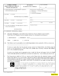 Form 1F P 582 Download Fillable PDF Or Fill Online Hearing Scheduling