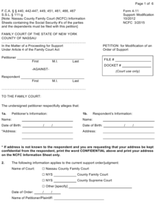 Form 4 11 Download Printable PDF Or Fill Online Petition For