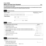 Form 4100n Notice Of Final Cure Payment Printable Pdf Download