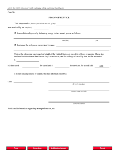 Form AO 089 Subpoena To Testify At A Hearing Or Trial In A Criminal Case