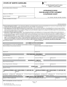 Form AOC CR 238 Download Fillable PDF Or Fill Online Appearance Bond