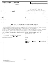 Form AOC CVM 205 Download Fillable PDF Or Fill Online Magistrate 