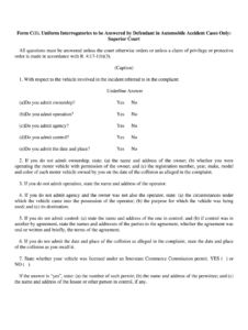 Form C Interrogatories Fill Online Printable Fillable Blank