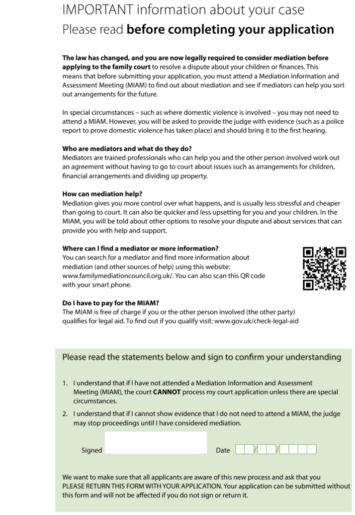 Form C100 Download Fillable PDF Or Fill Online Application Under The 