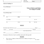 Form CHC302 Download Printable PDF Or Fill Online Notice Of Motion And