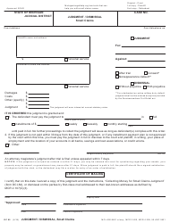 Form DC85 Download Fillable PDF Or Fill Online Judgment Dismissal 