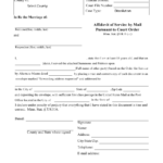 Form DIV1304 Download Fillable PDF Or Fill Online Affidavit Of Service