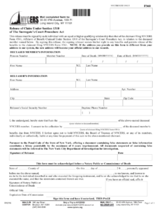 Form F360 Download Fillable PDF Or Fill Online Release Of Claim Under