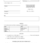 Form FAM802 Download Printable PDF Or Fill Online Notice Of Motion And