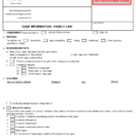 Form FL 172 Download Fillable PDF Or Fill Online Case Information