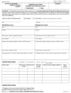 Form FOC100 Download Fillable PDF Or Fill Online Domestic Relations