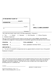 Form MISC05 0500 Download Printable PDF Or Fill Online Small Claims