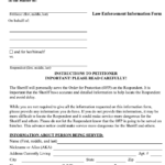 Form OFP105 Download Fillable PDF Or Fill Online Law Enforcement