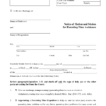 Form PAR102 Download Printable PDF Or Fill Online Notice Of Motion And