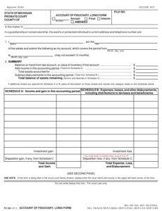 Form PC584 Download Fillable PDF Or Fill Online Account Of Fiduciary