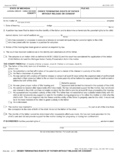 Form PCA312 Download Fillable PDF Or Fill Online Order Terminating