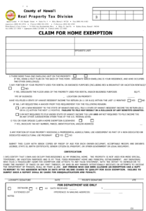 Form RP19 71 Download Fillable PDF Or Fill Online Claim For Home