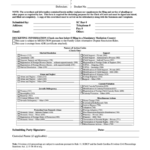 Form Scca 467 Family Court Coversheet 2011 Printable Pdf Download