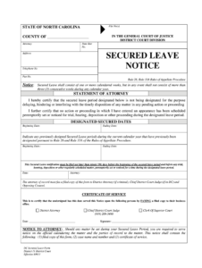 Form Secured Leave Fill Online Printable Fillable Blank PdfFiller