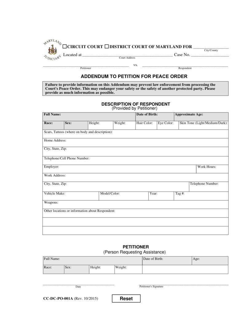 FREE 14 Legal Petition Forms In PDF MS Word