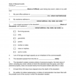 Free Massachusetts Small Estate Affidavit PDF EForms