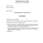 Full And Final Settlement Letter Webcas